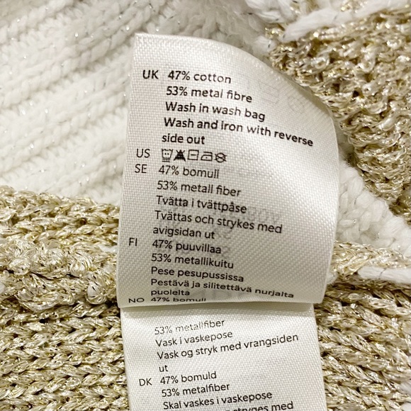 Holly & Whyte White Gold Stripe Sweater - Picture 10 of 10